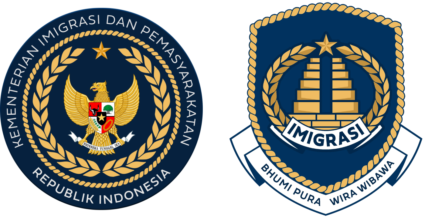 Logo Kementerian Imigrasi dan Pemasyarakatan dan Direktorat Jenderal Imigrasi